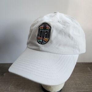 San Diego‎ Loyal SC 2023 Pride SGA White Adjustable Strapback Hat Cap USL Soccer